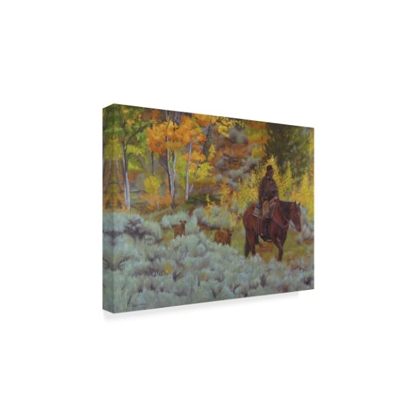 Rusty Frentner 'Modern Day Cowboy' Canvas Art,24x32